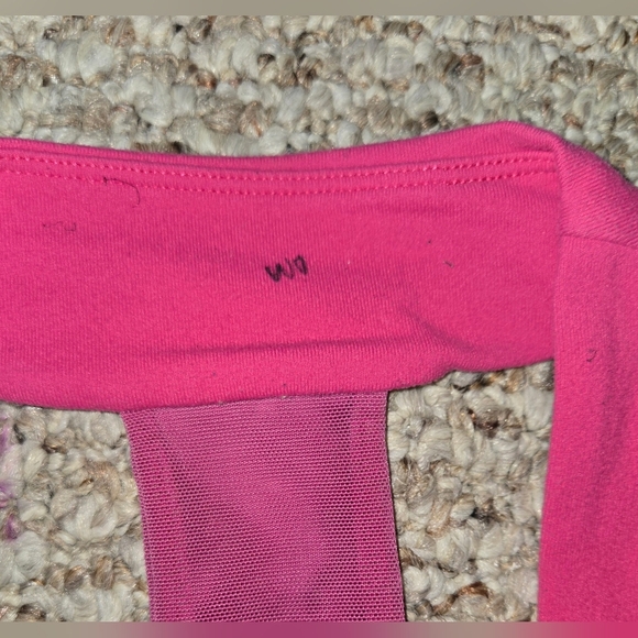 Lululemon Lulu Scoop Neck Tank Top Grey Pink Women's Size 4 - Picture 4 of 5